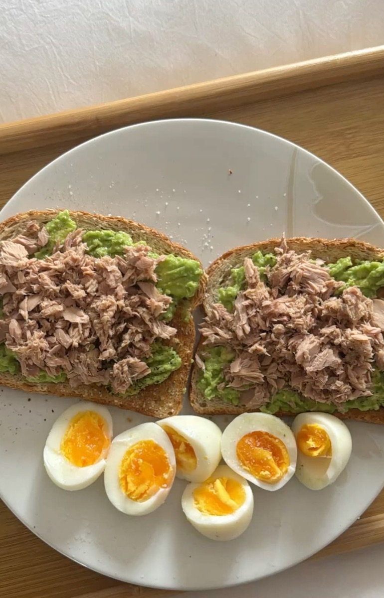 Balanced plate of food